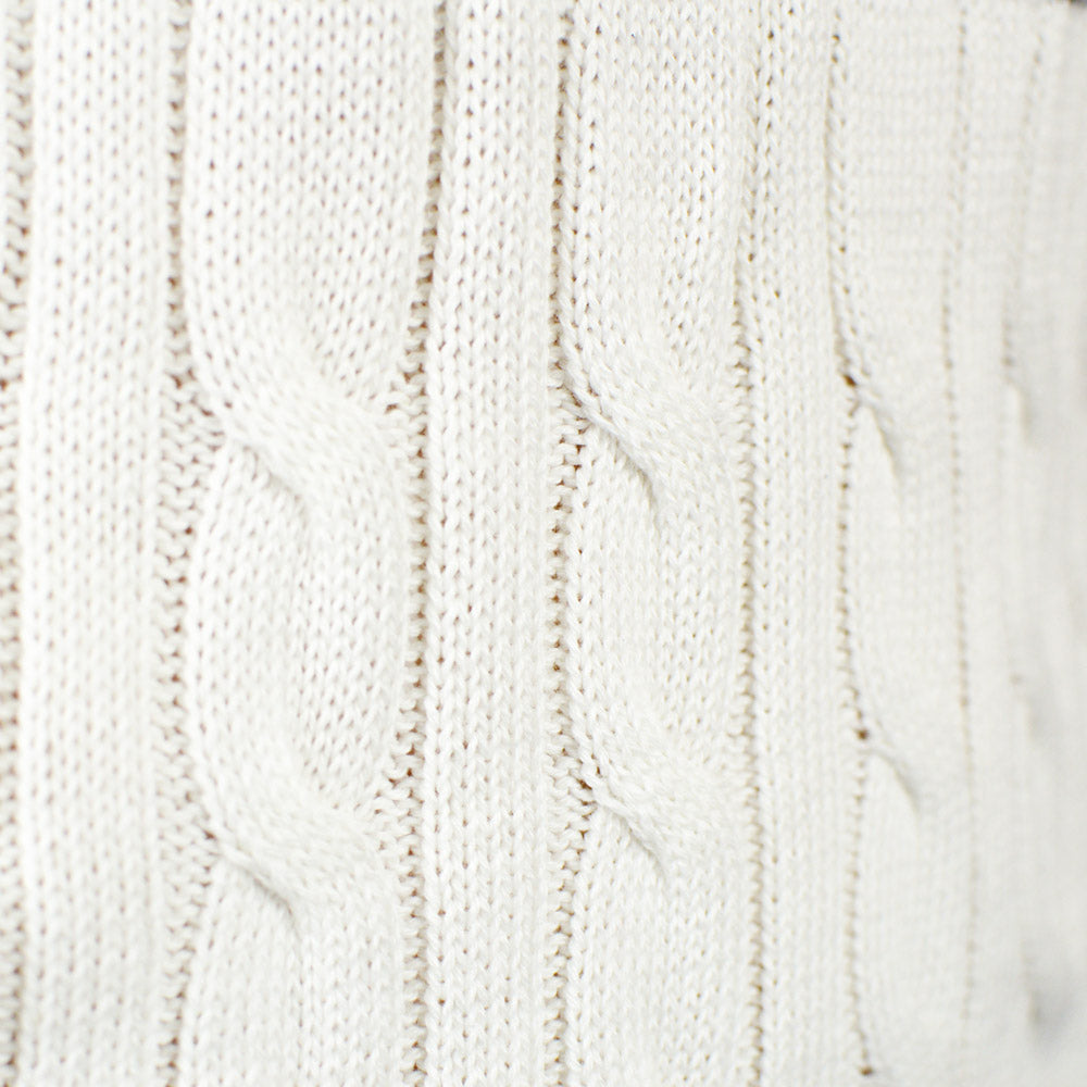 Biały Sweter Świąteczny Rodzinny Bawełny Organicznej Elegancki Reniferami