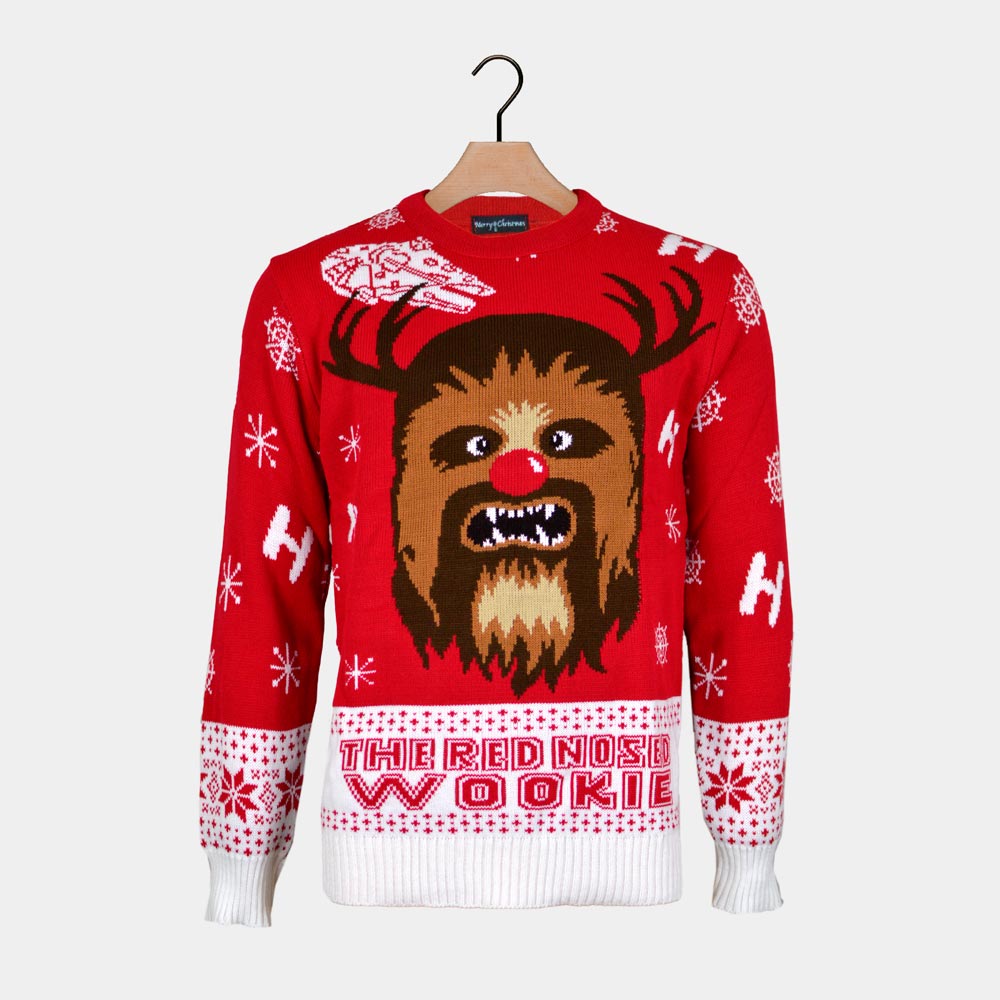 Meskie Sweter Świąteczny Wookiee