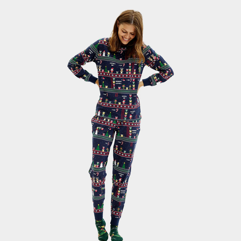Piżama Świąteczna Damskie Unisex Vintage Gaming