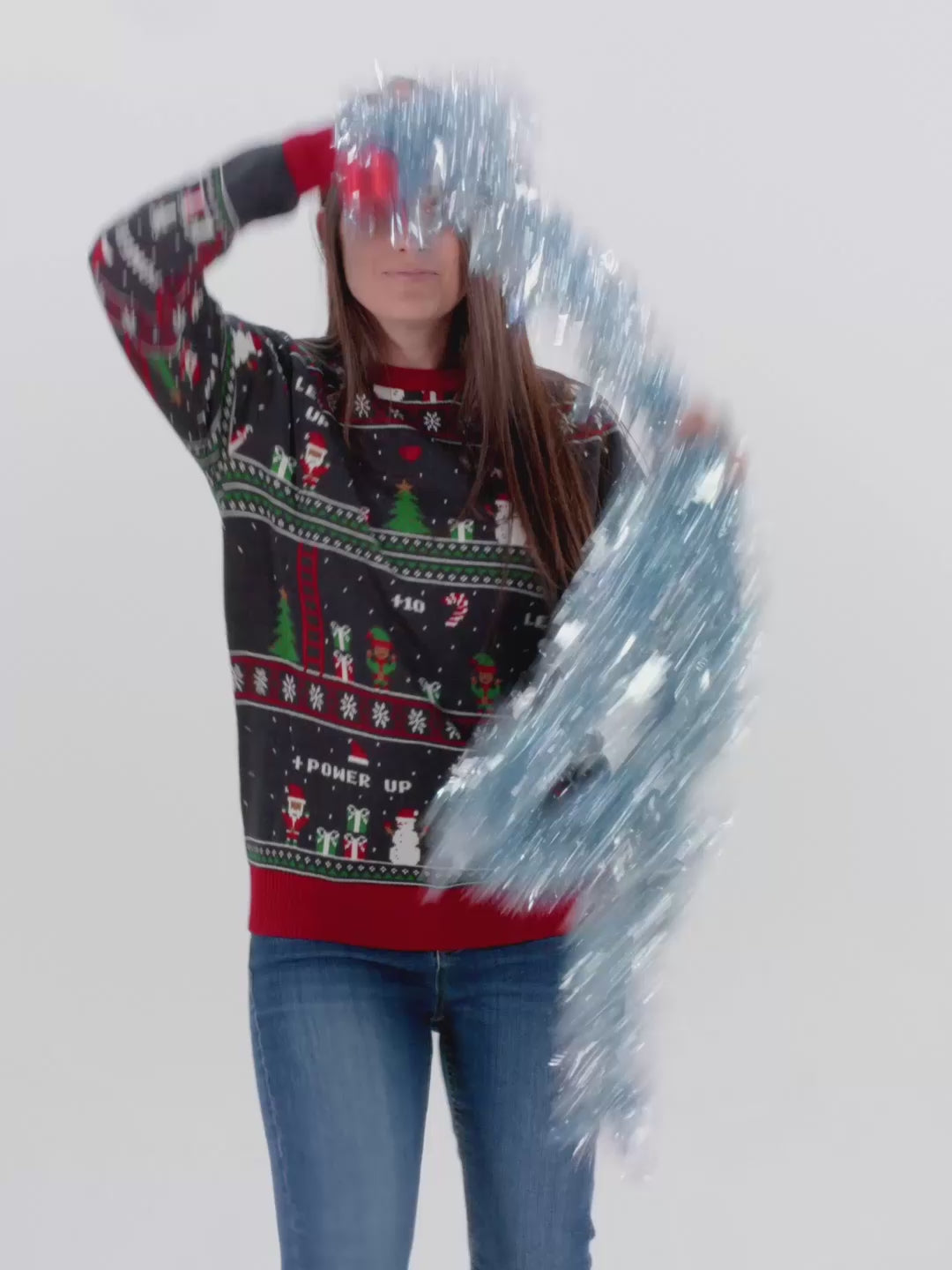 Sweter Świąteczny Damskie Męskie Vintage Gaming