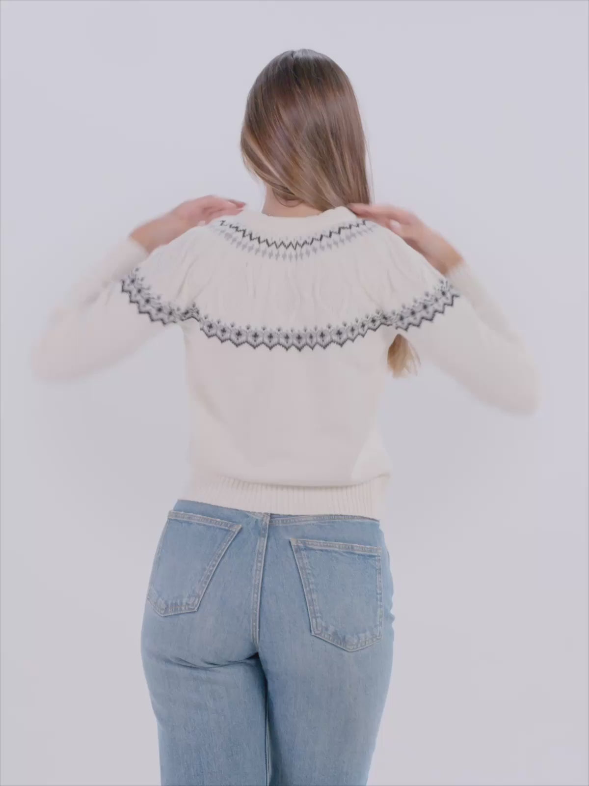 Sweter Damskie z Bawełny Organicznej Arctic