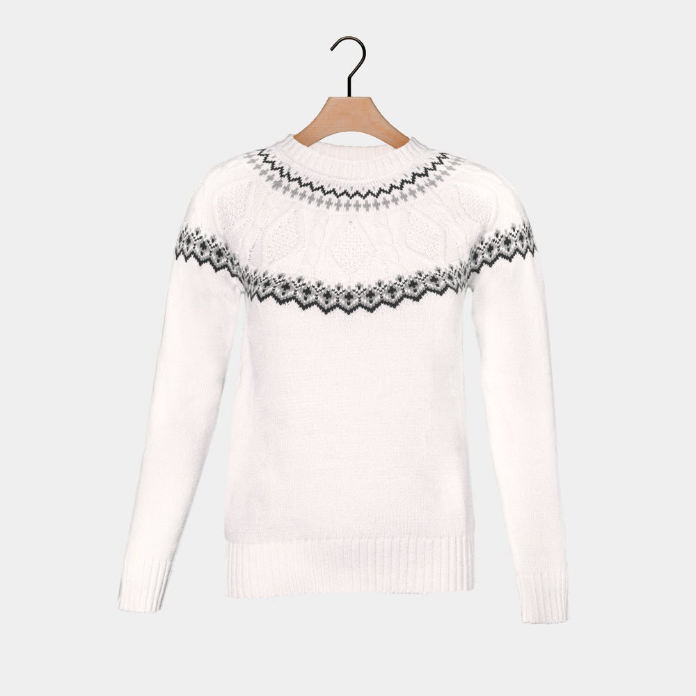 Sweter z Bawełny Organicznej Arctic Damskie