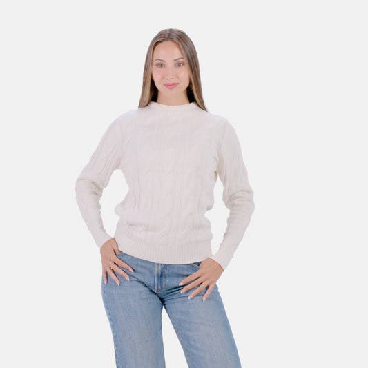 Sweter Damskie z Bawełny Organicznej Snowfall