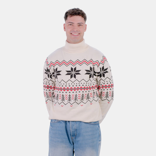 Sweter Męskie z Bawełny Organicznej Après-ski