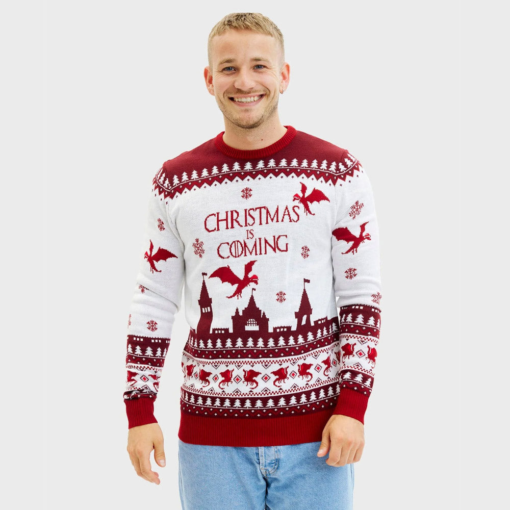 Sweter Świąteczny Christmas Męskie is Coming