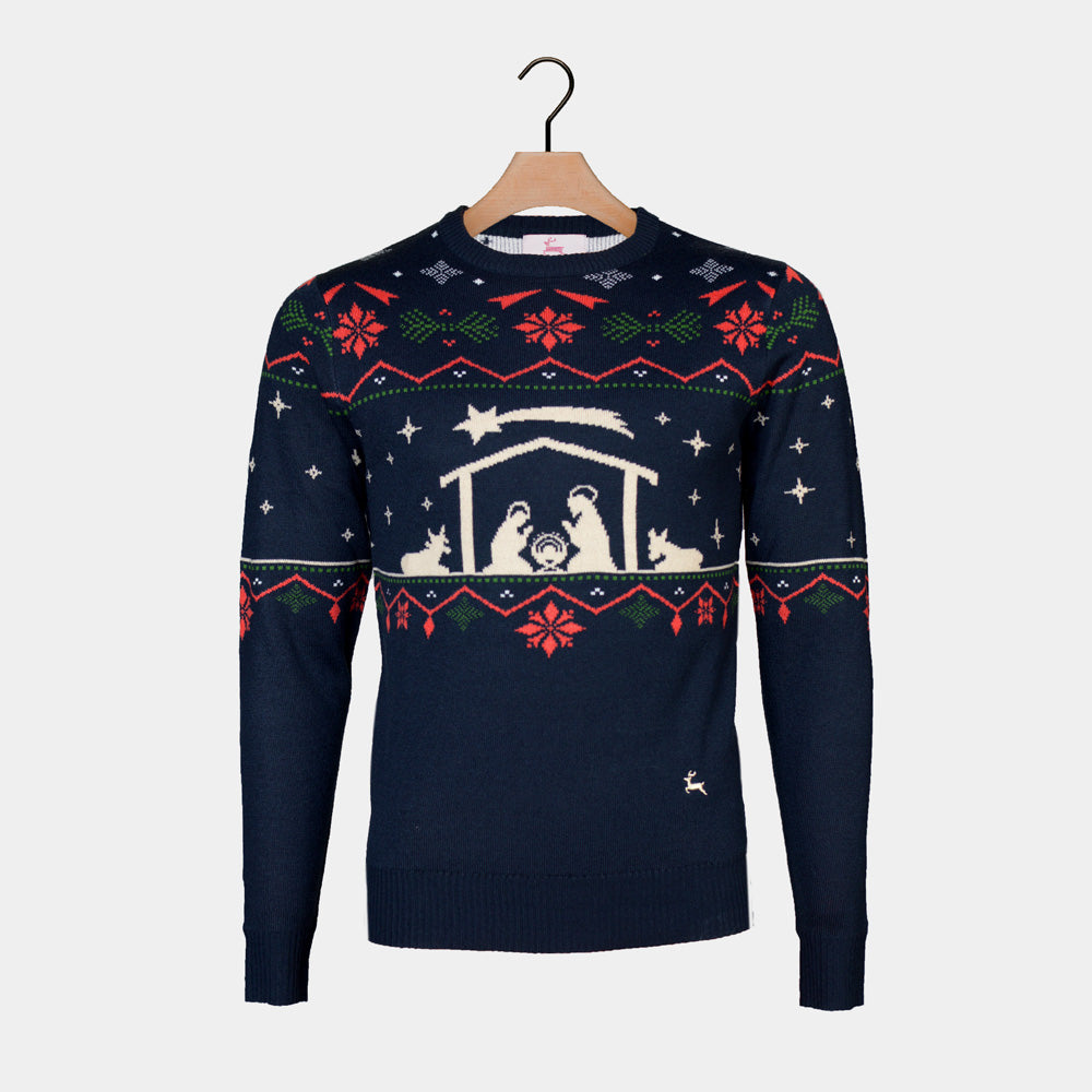 Sweter Świąteczny Par Nativity