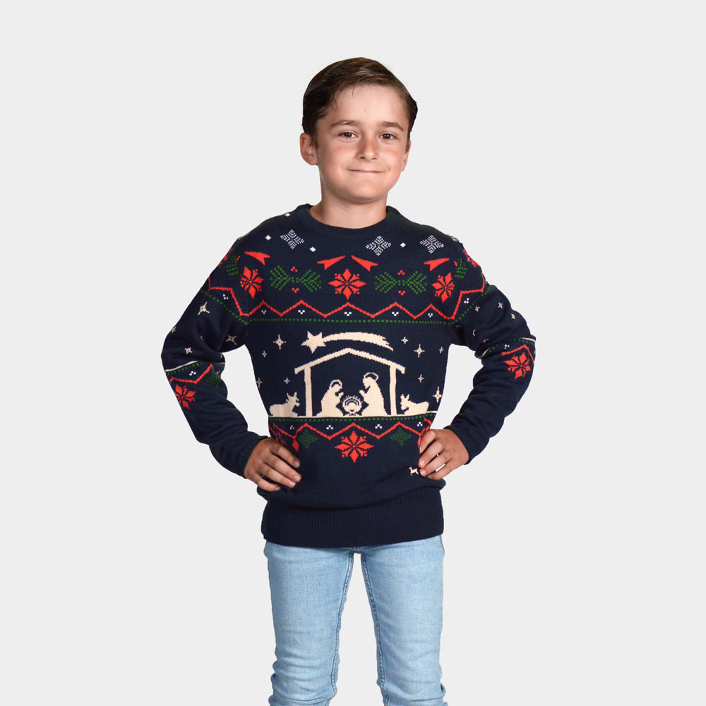 Sweter Świąteczny dla Dzieci  Nativity