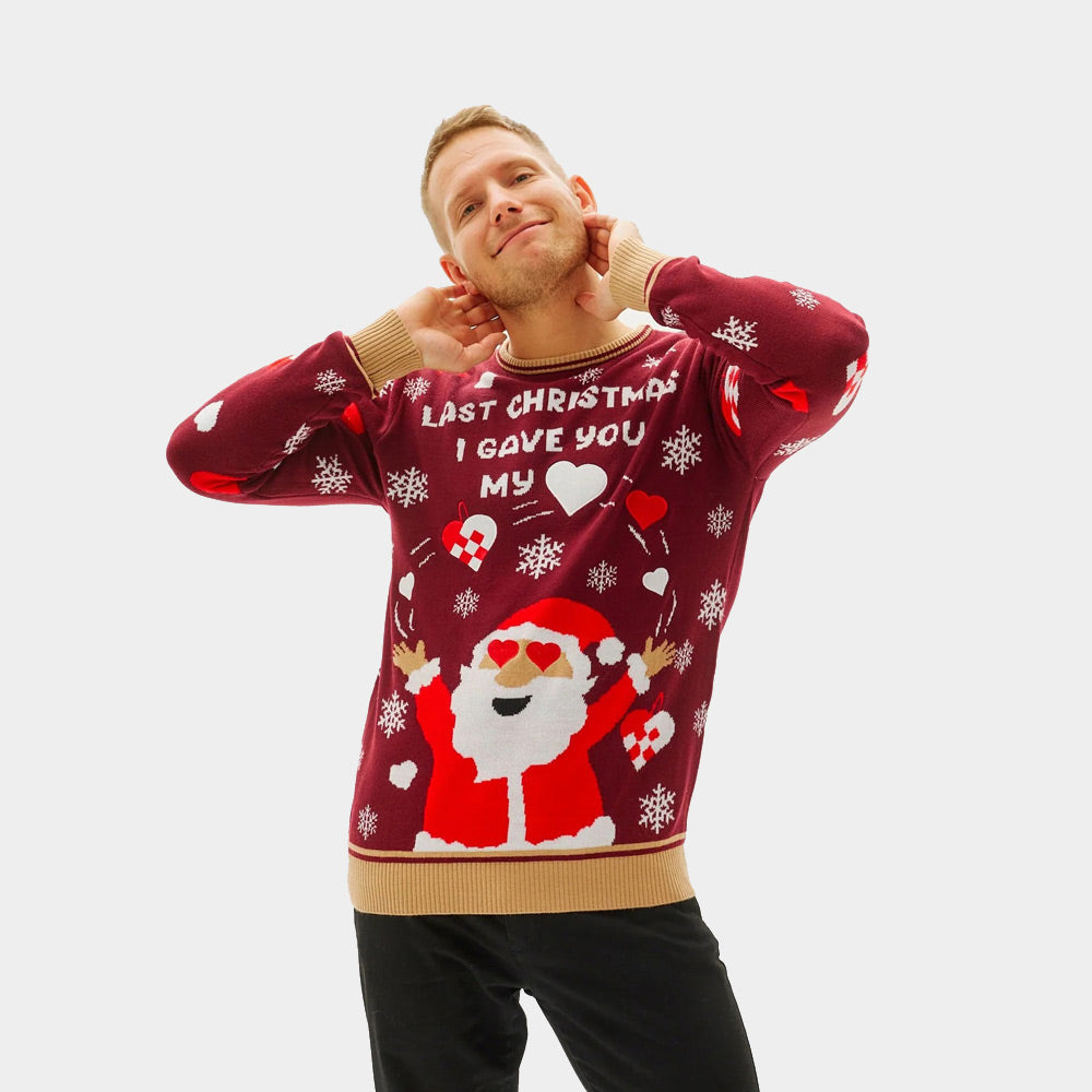 I gave you my Heart Sweter Świąteczny Męskie Last Christmas