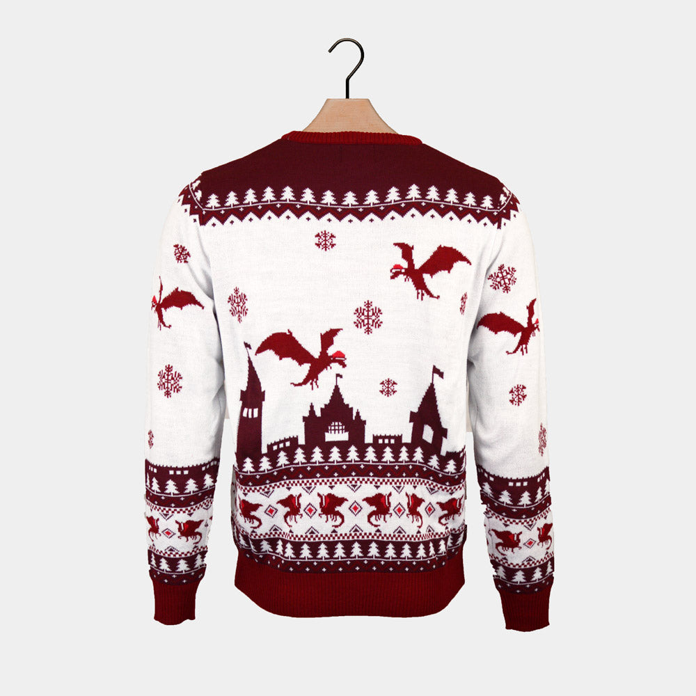 Sweter Świąteczny Męskie Czerwony Christmas is Coming