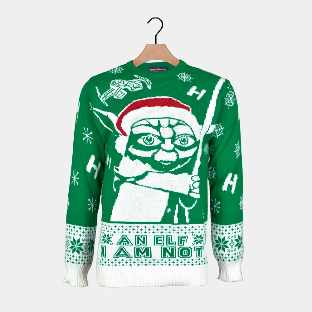 Sweter Świąteczny Męskie I am Not an Elf Star Wars