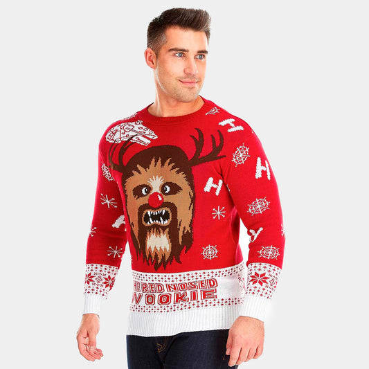 Sweter Świąteczny Męskie Wookiee