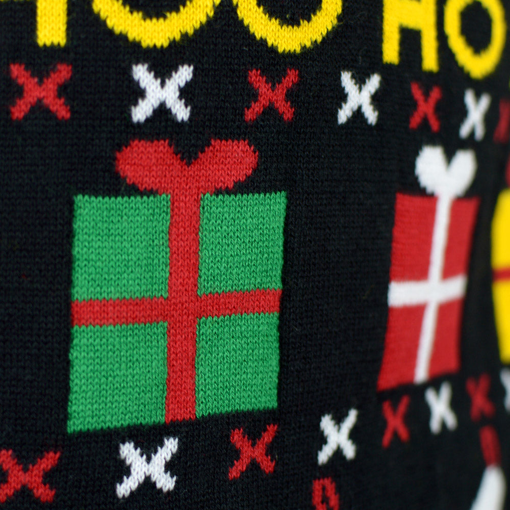 Sweter Świąteczny dla Par Organicznej ŚW Mikołaj Prezenty Bałwankiem Bawełny