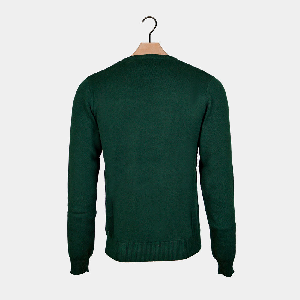 Sweter Świąteczny Bawełny Organicznej Piernikowym Ludzikiem