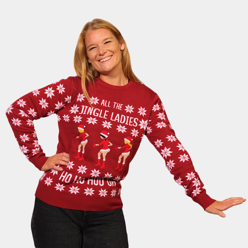 Sweter Świąteczny Beyoncé Jingle Ladies damskie