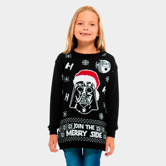 Sweter Świąteczny dla Dzieci Star Wars Darth Vader dziewczat