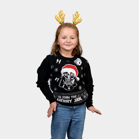 Sweter Świąteczny dla Dzieci Star Wars Darth Vader dziewczat