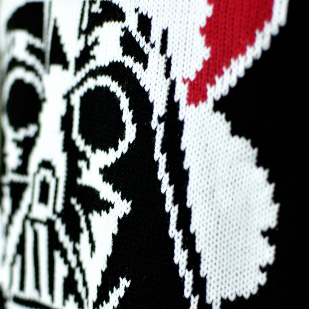 Sweter Świąteczny dla Dzieci Star Wars Darth Vader szczegol snieg