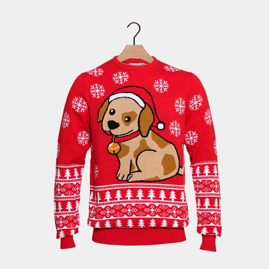 Sweter Świąteczny dla Dzieci z Szczeniak