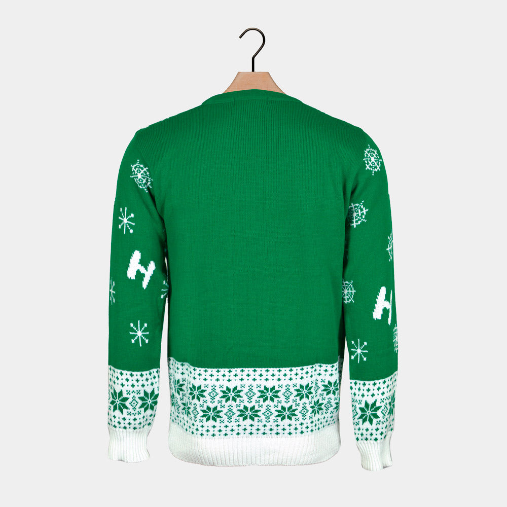 Sweter Świąteczny Star Wars Yoda z powrotem