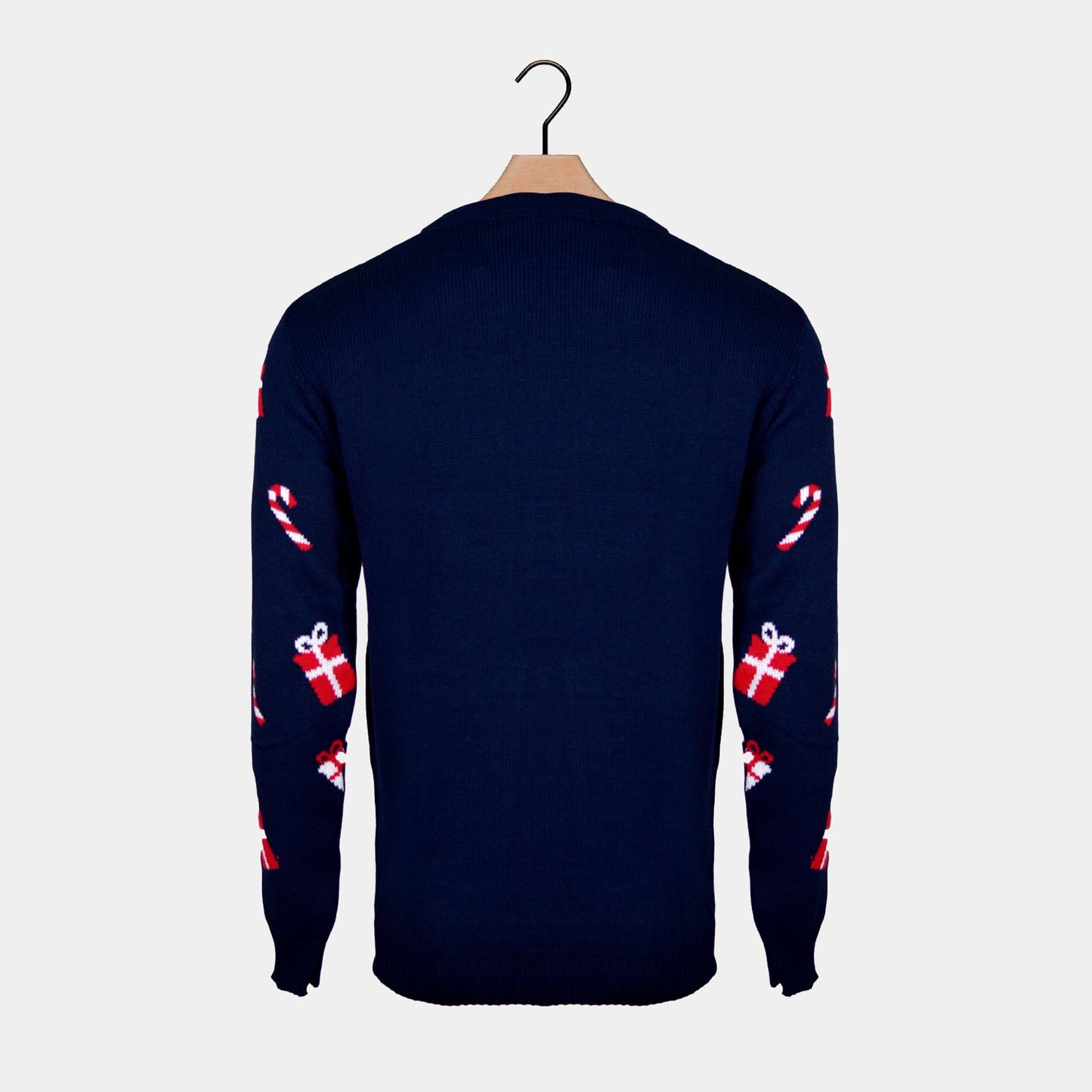 Sweter Świąteczny ze Świętym Mikołajem i Elf powrotem