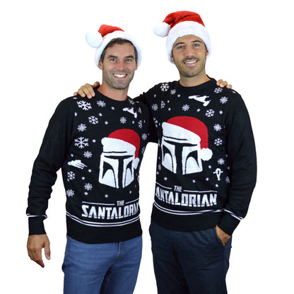 mężczyźni Sweter Świąteczny The Santalorian