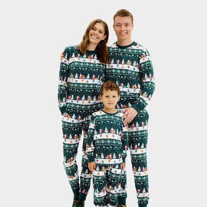 Piżama Świąteczna dla rodzinny Green Jolly Christmas
