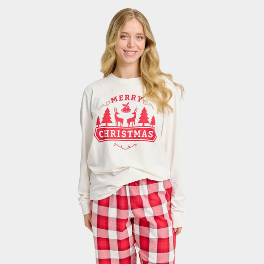 Piżama Świąteczna Unisex Merry Christmas damskie