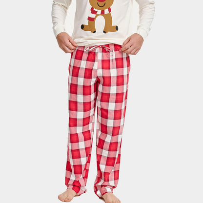 Piżama Świąteczna Unisex z Uroczy Renifer
