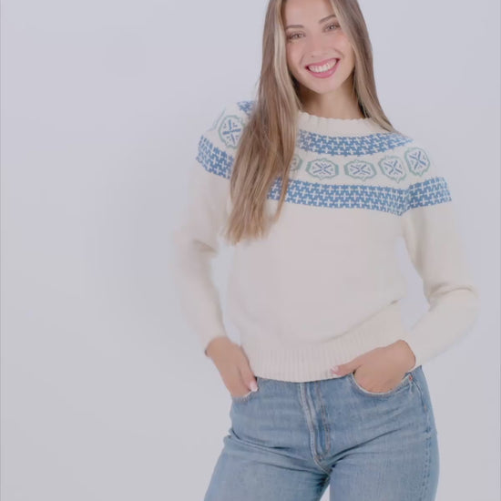 Sweter Damskie z Bawełny Organicznej Glacier