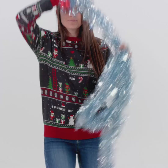 Sweter Świąteczny Damskie Męskie Vintage Gaming