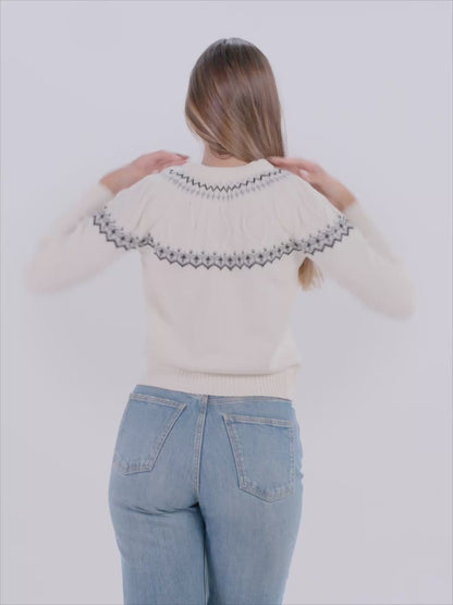Sweter Damskie z Bawełny Organicznej Arctic