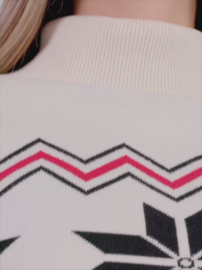 Sweter Damskie Męskie z Bawełny Organicznej Après-ski