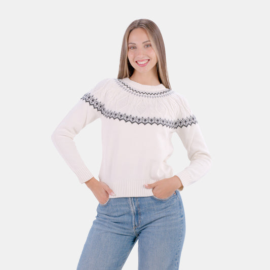 Sweter Damskie z Bawełny Organicznej Arctic