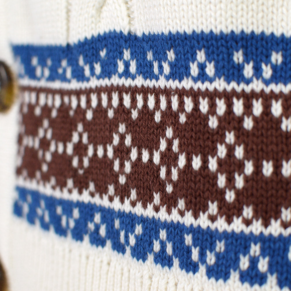 Sweter Męskie z Bawełny Organicznej Renne Kardigan 
