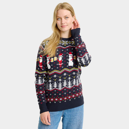 Sweter Świąteczny Damskie Cheers Santa
