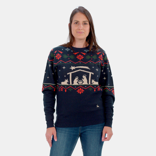 Sweter Świąteczny Damskie Nativity