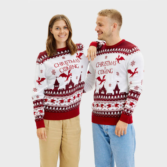 Sweter Świąteczny dla Par Christmas is Coming
