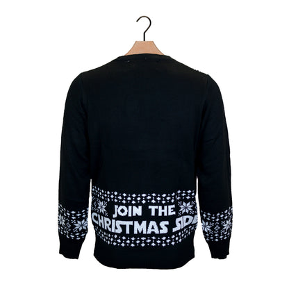 Sweter Świąteczny z Lampkami LED Join the Christmas Side z powrotem