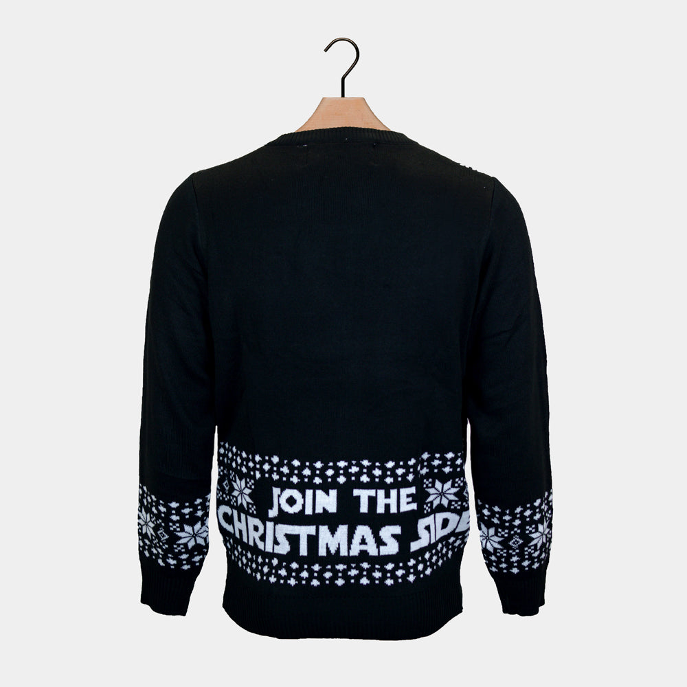 Sweter Świąteczny z Lampkami LED Join the Christmas Side z powrotem