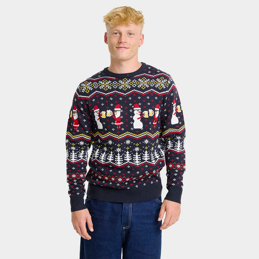 Sweter Świąteczny Męskie Cheers Santa