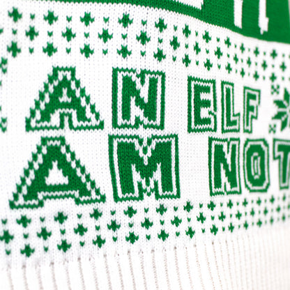 Sweter Świąteczny Męskie Star Wars I am Not an Elf Zielony
