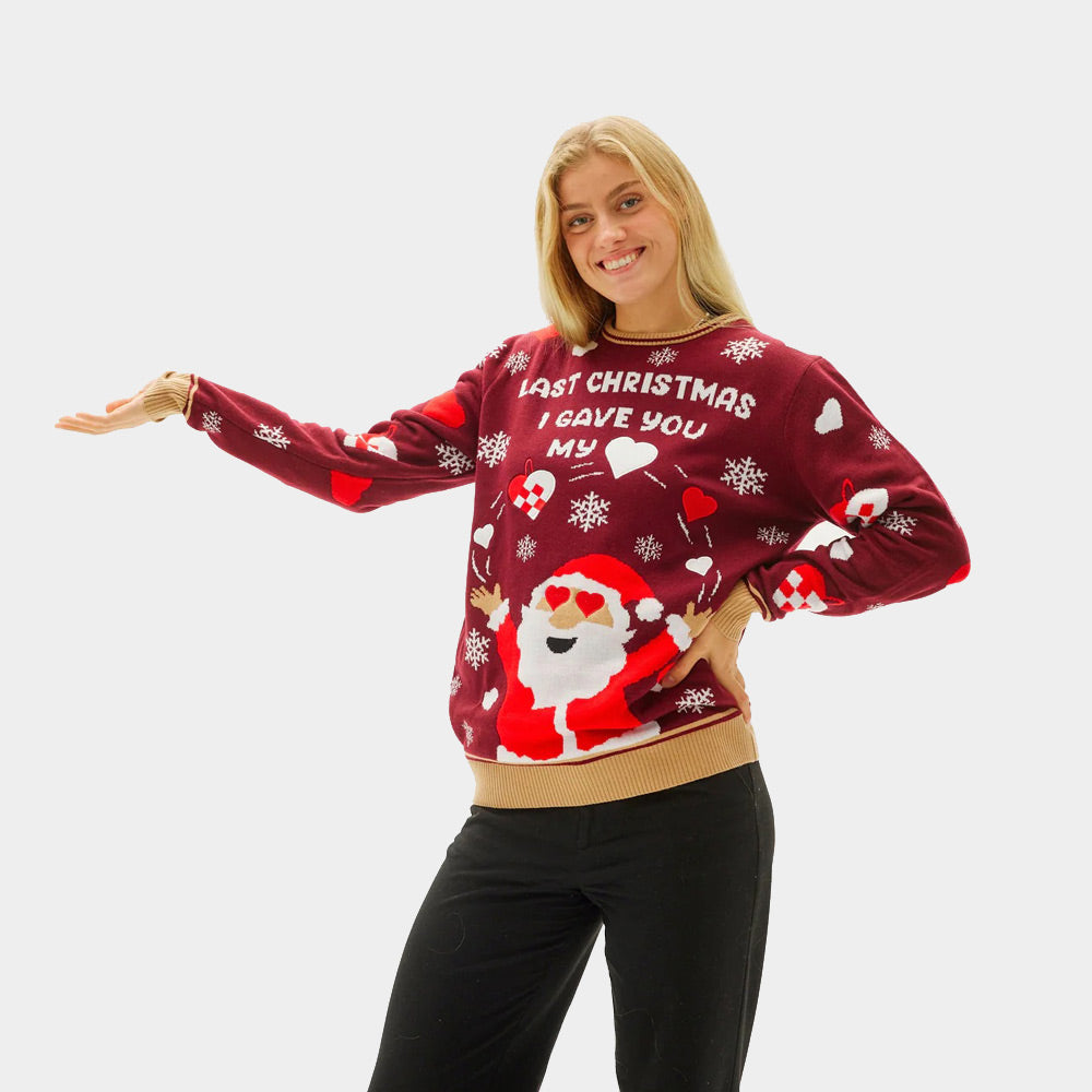 Sweter Świąteczny Męskie Last Christmas I gave you my Heart Damskie
