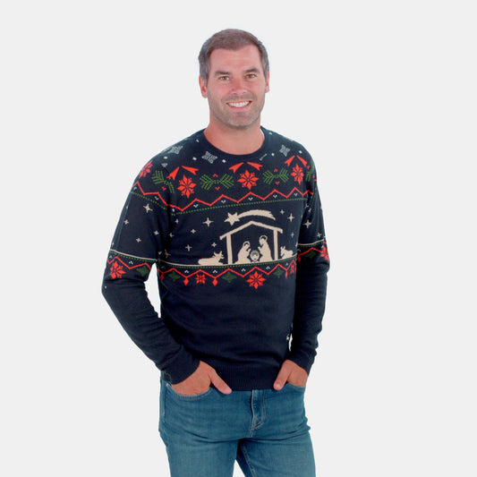 Sweter Świąteczny Męskie Nativity