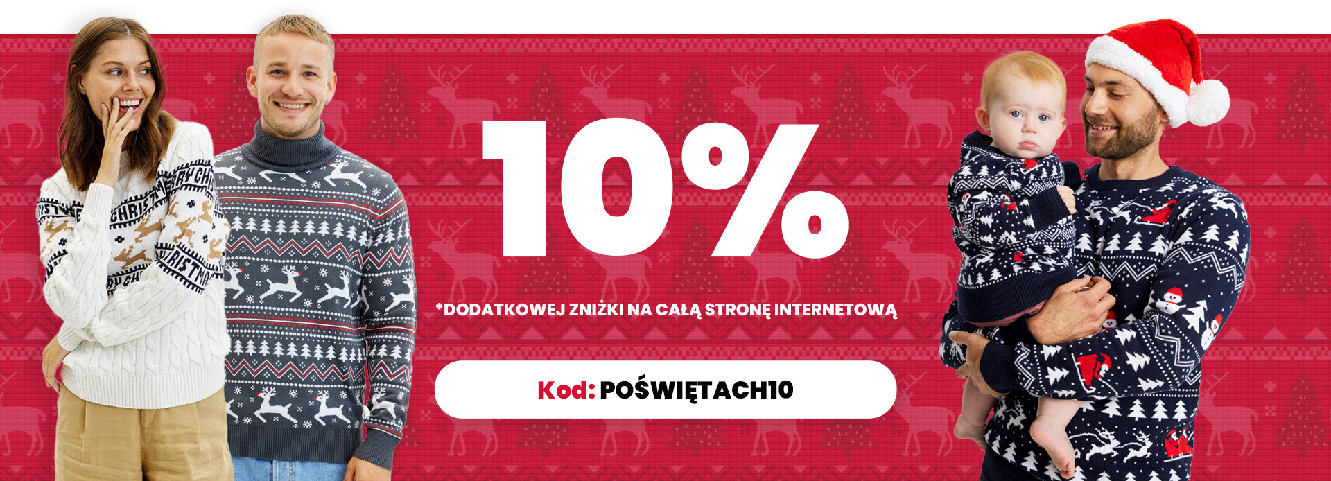 świąteczny sweter poświąteczna wyprzedaż