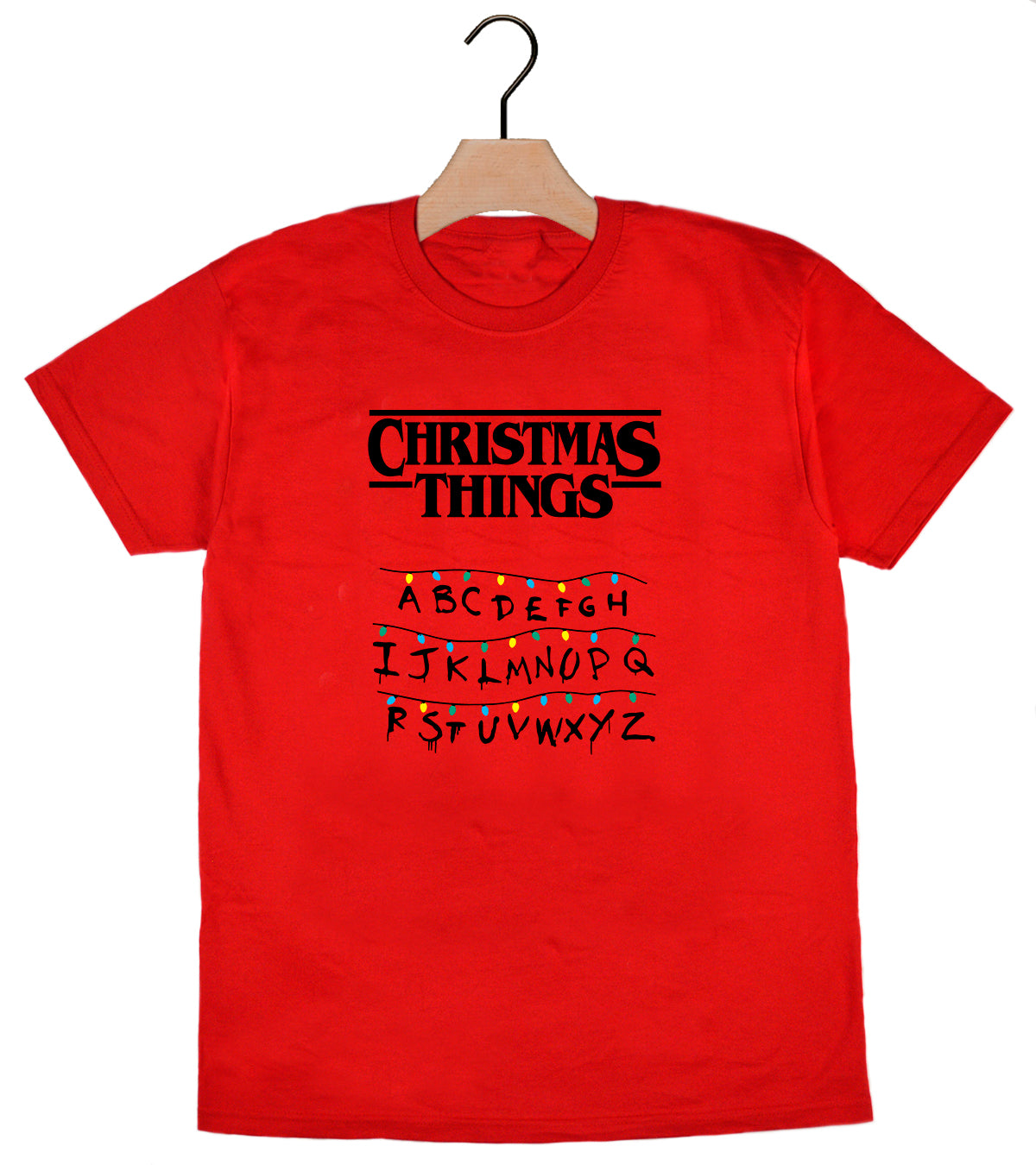 Czerwona Koszulka Świąteczna Unisex Christmas Things