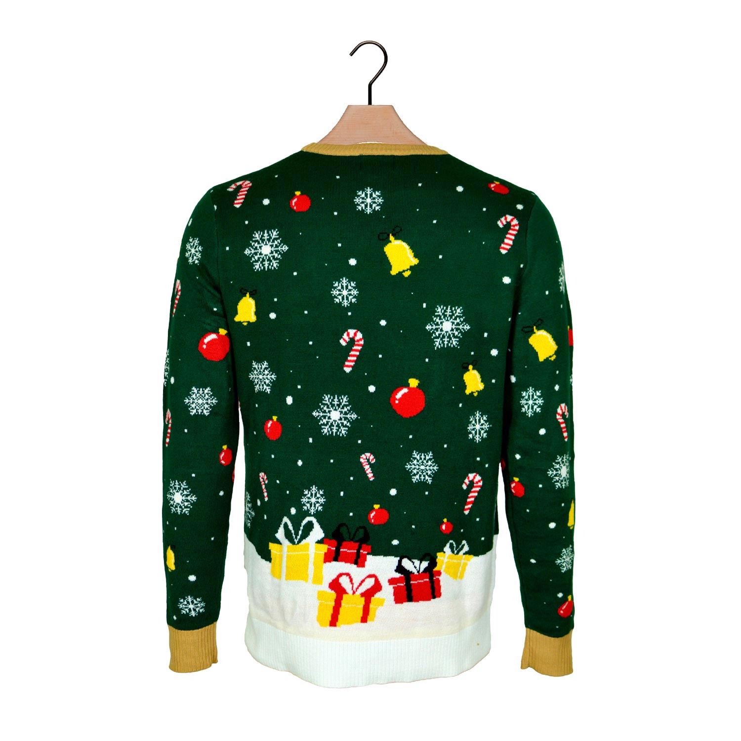 Sweter Świąteczny dla Dzieci z Lampkami LED z Świętym Mikołajem związany z Powrotem
