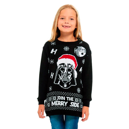 Sweter Świąteczny dla Dzieci Star Wars Darth Vader dziewczat