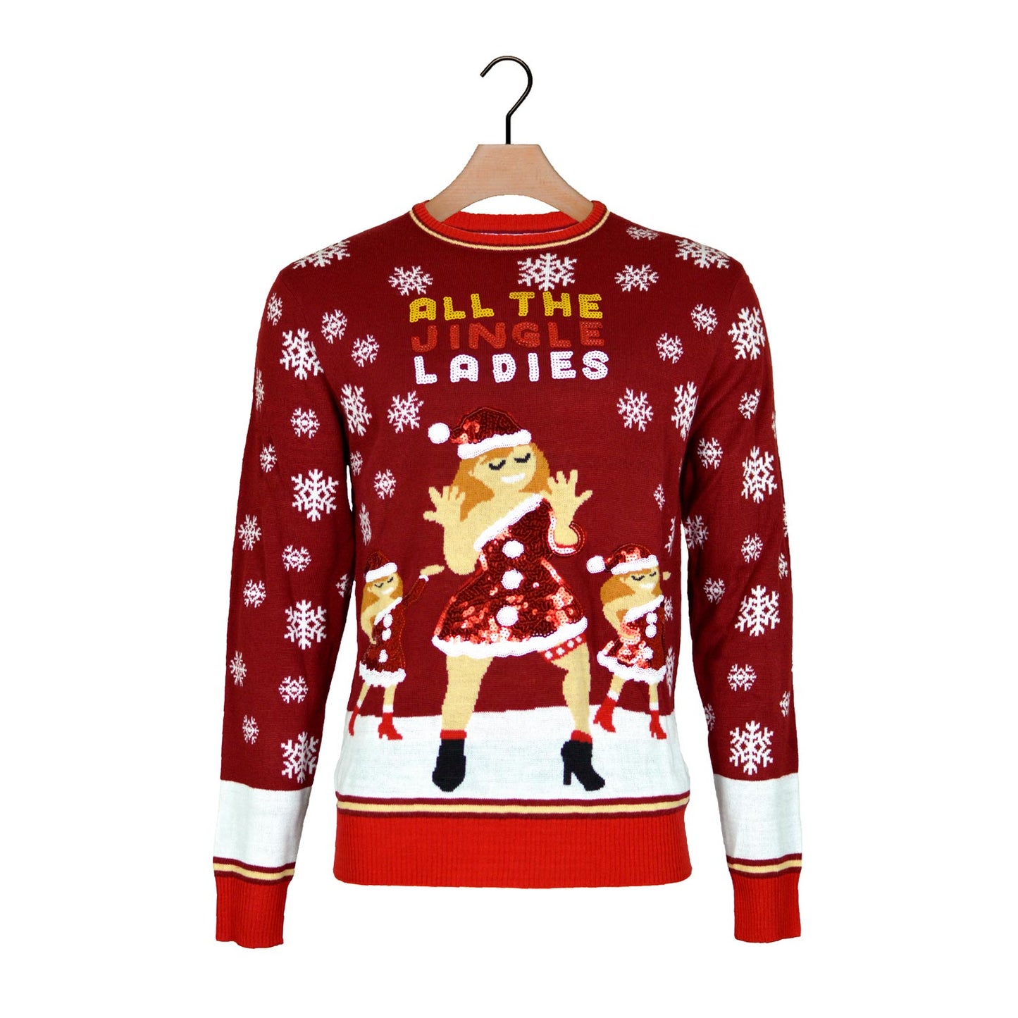 Sweter Świąteczny Jingles Ladies Cekiny