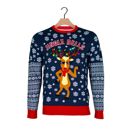 Sweter Świąteczny z Lampkami LED Jingle Bells